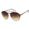Italia Independent Metal Women's Sunglasses In Brown