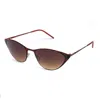 Italia Independent Metal Women's Sunglasses In Brown