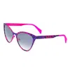 Italia Independent Purple Metal Sunglasses In Purple