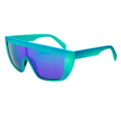 Italia Independent Bicolor Acetate Sunglasses In Blue