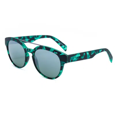 Italia Independent Bicolor Acetate Sunglasses In Green