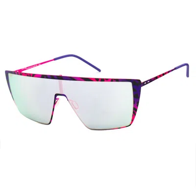 Italia Independent Bicolor Metal Sunglasses In Multi