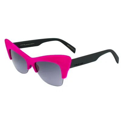 Italia Independent Multicolor Acetate Sunglasses In Pink