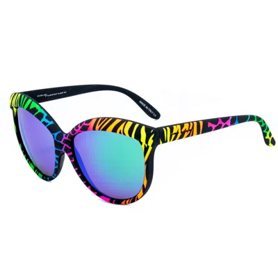 ITALIA INDEPENDENT MULTICOLOR ACETATE SUNGLASSES