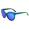 Italia Independent Multicolor Acetate Sunglasses In Blue
