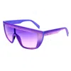 Italia Independent Purple Acetate Sunglasses In White