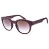 Italia Independent Purple Acetate Sunglasses In Burgundy