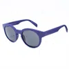 Italia Independent Purple Acetate Sunglasses In Blue