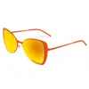 Italia Independent Red Metal Sunglasses In Red