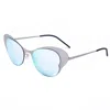 Italia Independent Silver Metal Sunglasses In Blue