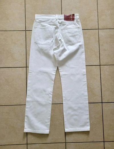 Pre-owned Italian Designers X Jil Sander Vintage Jil Sander Denim Jeans Pants In White