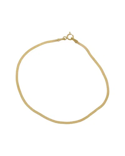 Italian Gold 10k 1.9 Mm Herringbone Bracelet