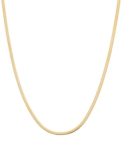 Italian Gold 10k 1.9mm Classic Herringbone Necklace In No Colour