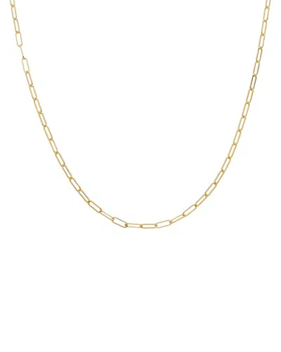 Italian Gold 10k 2.1mm Polished Paperclip Chain