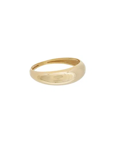 Italian Gold 10k 6mm Polished Tapered Dome Ring