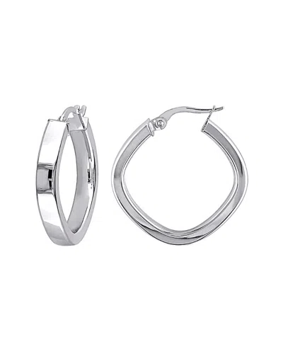 Italian Gold 10k Geometric Hoops