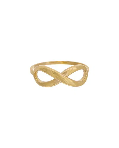 Italian Gold 10k Infinity Ring In No Colour