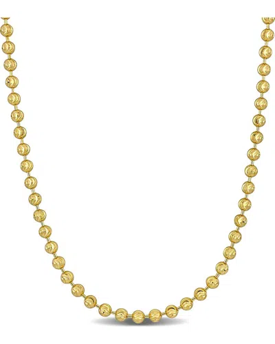 Italian Gold 10k  Ball Chain Necklace