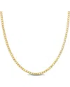 Italian Gold 10k  Curb Link Chain Necklace