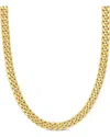 Italian Gold 10k  Curb Link Chain Necklace