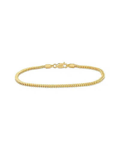 Italian Gold 10k  Franco Link Chain Bracelet
