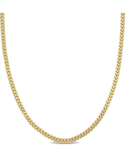 Italian Gold 10k  Franco Link Chain Necklace