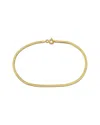 Italian Gold 10k  Herringbone Chain Ankle Bracelet