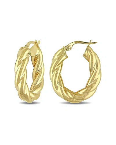 Italian Gold 10k  Hoops