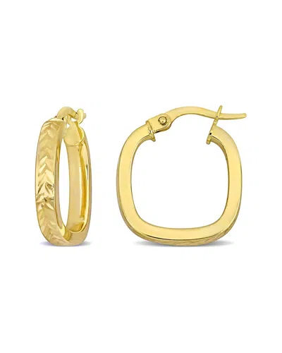 Italian Gold 10k  Hoops