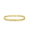 Italian Gold 10k  Marine Link Chain Bracelet