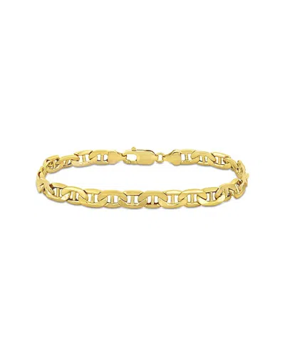 Italian Gold 10k  Marine Link Chain Bracelet