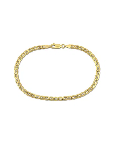 Italian Gold 10k  Marine Link Chain Bracelet