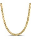 Italian Gold 10k  Miami Cuban Link Chain Necklace