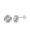 Italian Gold 10k Love Knot Studs