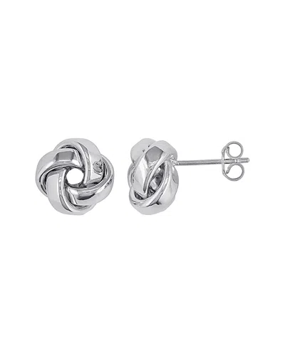 Italian Gold 10k Love Knot Studs