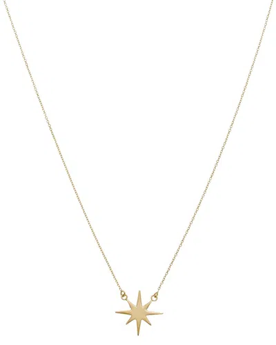 Italian Gold 10k North Star Necklace