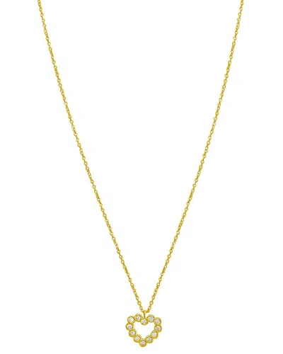 Italian Gold 14k 0.06 Ct. Tw. Diamond Necklace
