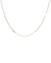 Italian Gold 14k 2.2mm Mariner Paperclip Link Necklace In Metallic