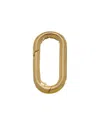 Italian Gold 14k 5x12mm Oval Push Lock Connector (2.25mm) Accessory In Gold