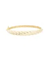 Italian Gold 14k Bangle In Gold