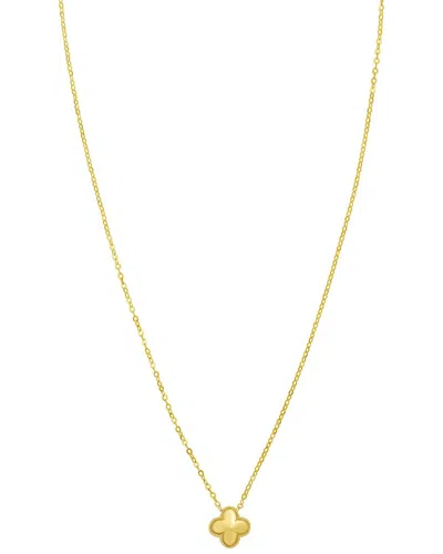 Italian Gold 14k Clover Necklace