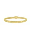 Italian Gold 14k Gold Tubogas Chain Bracelet In Gold
