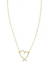 Italian Gold 14k Heart Necklace