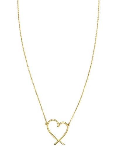Italian Gold 14k Heart Necklace