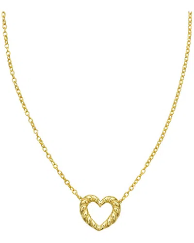 Italian Gold 14k Heart Necklace