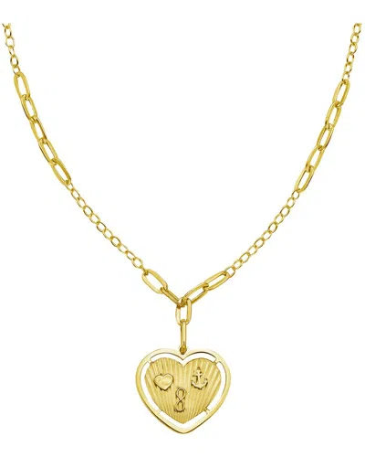 Italian Gold 14k Heart Necklace