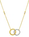 Italian Gold 14k Interlocking Necklace