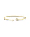 Italian Gold 0.26 Ct. Tw. Diamond Bangle Bracelet