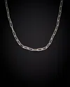 Italian Gold 14k  2.5mm Polished Paperclip Chain Necklace