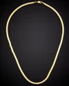 Italian Gold 14k  2.8mm Flex Herringbone Necklace